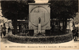 CPA MANTES-la-JOLIE Monument Aux Morts (1411537) - Mantes La Jolie