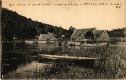 CPA CERNAY-la-VILLE Etang Du Grand Moulin Et Statue De Pelouse (1411368) - Cernay-la-Ville