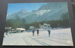 Les Houches - Mont-Blanc - Piste De Fond, Les Drus, L'Aiguille Verte Et Les Aiguilles De Chamonix - S.E.C.A., Chambéry - Bonneville