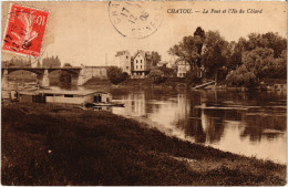 CPA CHATOU Le Pont Et L'Ile Du Chiard (1411271) - Chatou