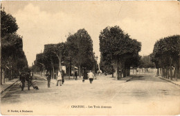CPA CHATOU Les Trois Avenues (1411257) - Chatou