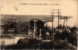 CPA CONFLANS-SAINTE-HONORINE FIN-D'OISE - Andresy - Pont Eiffel (1411233) - Conflans Saint Honorine