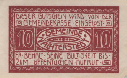 10 PFENNIG 1921 Stadt NACHTERSTEDT Saxony UNC DEUTSCHLAND Notgeld #PI800 - [11] Local Banknote Issues