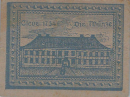 10 PFENNIG 1921 Stadt KLEVE Rhine UNC DEUTSCHLAND Notgeld Banknote #PH141 - [11] Local Banknote Issues