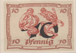 10 PFENNIG 1921 Stadt ARNSTADT Thuringia UNC DEUTSCHLAND Notgeld Banknote #PI084 - [11] Local Banknote Issues