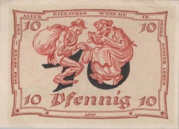 10 PFENNIG 1921 Stadt ARNSTADT Thuringia UNC DEUTSCHLAND Notgeld Banknote #PH823 - [11] Local Banknote Issues