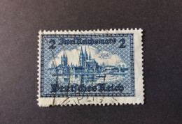 GERMANY ALLEMAGNE EMPIRE DEUTSCHES REICH 1923 CHATEAU DE WARTBURG CAT. YVERT N.249 - Usados