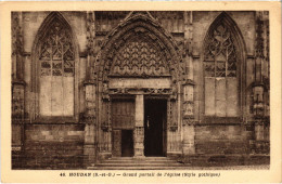 CPA HOUDAN Grand Portail De L'Eglise (1411966) - Houdan