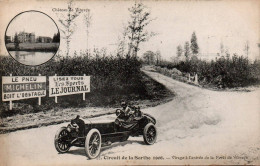 N°3569 W -cpa Circuit De La Sarthe -virage à L'entrée De La Forêt De Vibraye- - Other & Unclassified