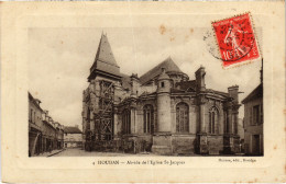 CPA HOUDAN Abside De L'Eglise St-Jacques (1411878) - Houdan