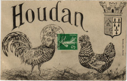 CPA HOUDAN Crest - Roosters (1411855) - Houdan
