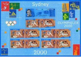 Bloc N°31A Jeux Olympiques De Sidney De 2000 Classeur Noir - People
