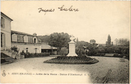 CPA JOUY-en-JOSAS Jardin De La Mairie - Statue D'Oberkampf (1411827) - Jouy En Josas