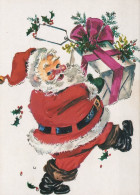 BABBO NATALE Natale Vintage Cartolina CPSM #PAJ650.IT - Santa Claus