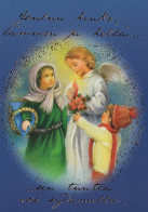 ANGELO Buon Anno Natale Vintage Cartolina CPSM #PAJ190.IT - Angels