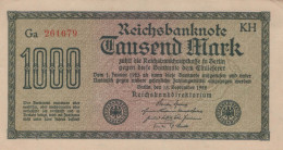 1000 MARK 1922 Stadt BERLIN DEUTSCHLAND Papiergeld Banknote #PL455 - [11] Local Banknote Issues