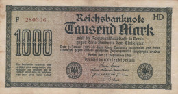 1000 MARK 1922 Stadt BERLIN DEUTSCHLAND Papiergeld Banknote #PL434 - [11] Local Banknote Issues