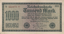 1000 MARK 1922 Stadt BERLIN DEUTSCHLAND Papiergeld Banknote #PL406 - [11] Lokale Uitgaven