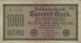 1000 MARK 1922 Stadt BERLIN DEUTSCHLAND Papiergeld Banknote #PL038 - [11] Lokale Uitgaven