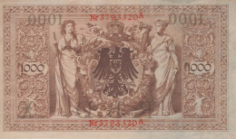 1000 MARK 1910 DEUTSCHLAND Papiergeld Banknote #PL282 - [11] Lokale Uitgaven