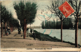 CPA ANDRESY Promenade Des Tilleuls (1412493) - Andresy
