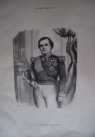 Gravure Sur Bois 1865 S.a.i. Prince Napoleon Jerome Vice President Du Conseil Prive - Altri & Non Classificati