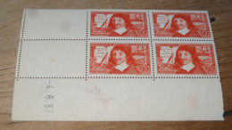 N°342** DESCARTES COIN DATE DU 4/6/1937 ,  ** MNH Neufs Sans Charnière ............ P6 - 1930-1939