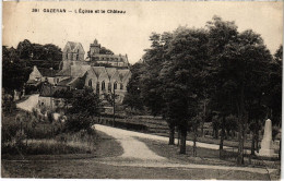 CPA GAZERAN L'Eglise Et Le Chateau (1412248) - Sonstige & Ohne Zuordnung