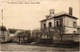 CPA GUERNES Mairie Et Ecole (1412240) - Other & Unclassified