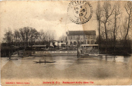 CPA JUZIERS Restaurant Aubry Dans L'Ile (1412208) - Sonstige & Ohne Zuordnung