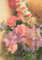 FLOWERS Vintage Ansichtskarte Postkarte CPSM #PAS562.DE - Blumen