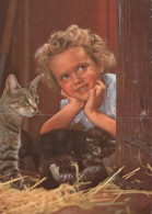 KATZE MIEZEKATZE Tier Vintage Ansichtskarte Postkarte CPSM Unposted #PAM282.DE - Chats