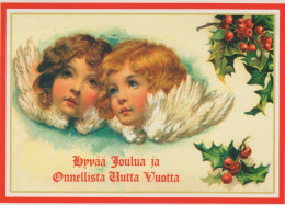 ENGEL WEIHNACHTSFERIEN Feiern & Feste Vintage Ansichtskarte Postkarte CPSM #PAH049.DE - Angels