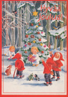 ENGEL WEIHNACHTSFERIEN Feiern & Feste Vintage Ansichtskarte Postkarte CPSM #PAH498.DE - Angeles