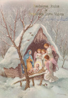 ENGEL WEIHNACHTSFERIEN Feiern & Feste Vintage Ansichtskarte Postkarte CPSM #PAH801.DE - Angels