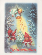 ENGEL WEIHNACHTSFERIEN Vintage Ansichtskarte Postkarte CPSMPF #PAG864.DE - Engelen