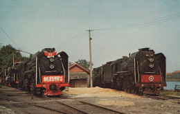 ZUG Schienenverkehr Eisenbahnen Vintage Ansichtskarte Postkarte CPSMF #PAA530.DE - Treni