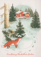 FOX Animale Vintage Cartolina CPSM #PBS778.IT - Sonstige & Ohne Zuordnung