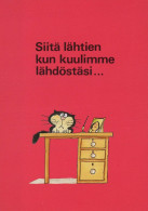 GATTO KITTY Animale Vintage Cartolina CPSM #PBQ826.IT - Chats