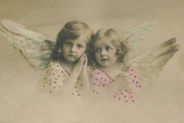 ANGELO Natale Vintage Cartolina CPSM #PBP531.IT - Engelen