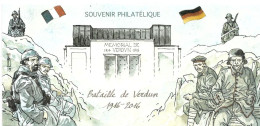 Bloc Souvenir Philatélique Centenaire De La Bataille De Verdun 1916 - 2016 Neuf Sous Blister - Souvenir Blocks & Sheetlets