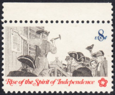 !a! USA Sc# 1477 MNH SINGLE W/ Top Margin - Posting A Broadside - Ongebruikt