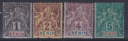 Bénin                            33/36 * - Unused Stamps