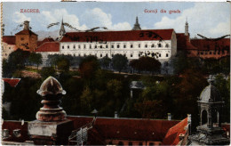 CPA AK Zagreb Vue Sur La Ville Haute CROATIA (1405738) - Croatia