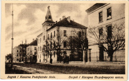 CPA AK Zagreb Kasarna Podoficirske Skole CROATIA (1405736) - Croatia