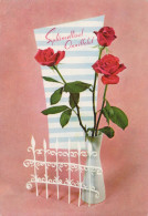 FLORES Vintage Tarjeta Postal CPSM #PAR959.ES - Flowers