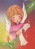 ÁNGEL NAVIDAD Vintage Tarjeta Postal CPSM #PAJ378.ES - Anges