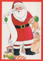 PAPÁ NOEL NAVIDAD Fiesta Vintage Tarjeta Postal CPSM #PAJ511.ES - Santa Claus