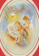 ÁNGEL NAVIDAD Vintage Tarjeta Postal CPSM #PAH369.ES - Anges