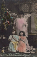 1905 ENGEL WEIHNACHTSFERIEN Vintage Antike Alte Postkarte CPA #PAG670.DE - Anges